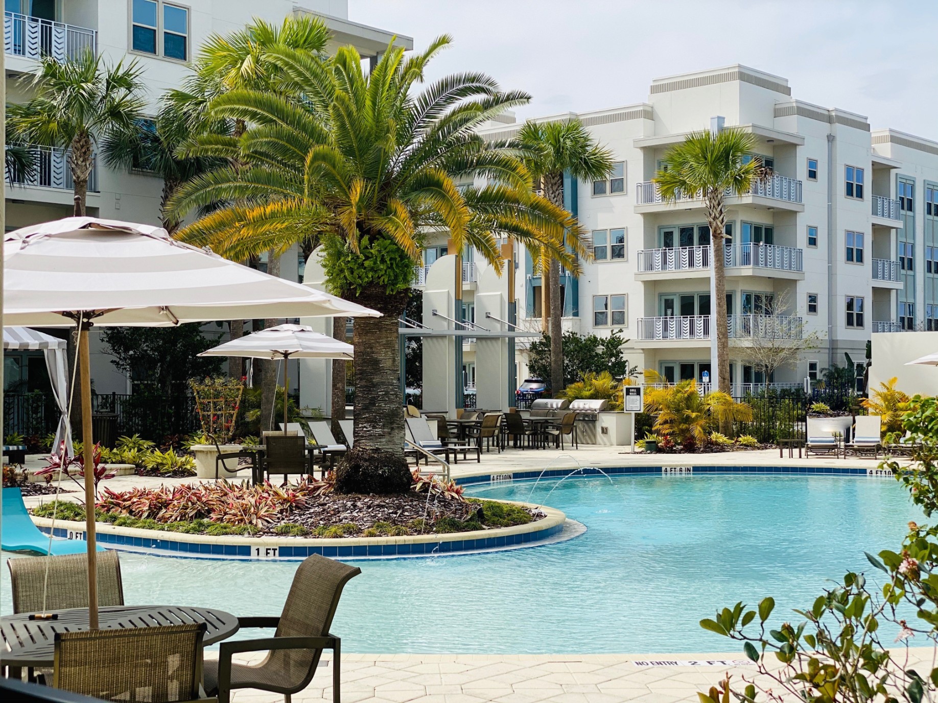 Resort style swimming pool at Astoria at Celebration